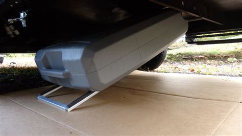 rv waste tank metal brackets|RV Portable Waste Tank Holder System for RV .